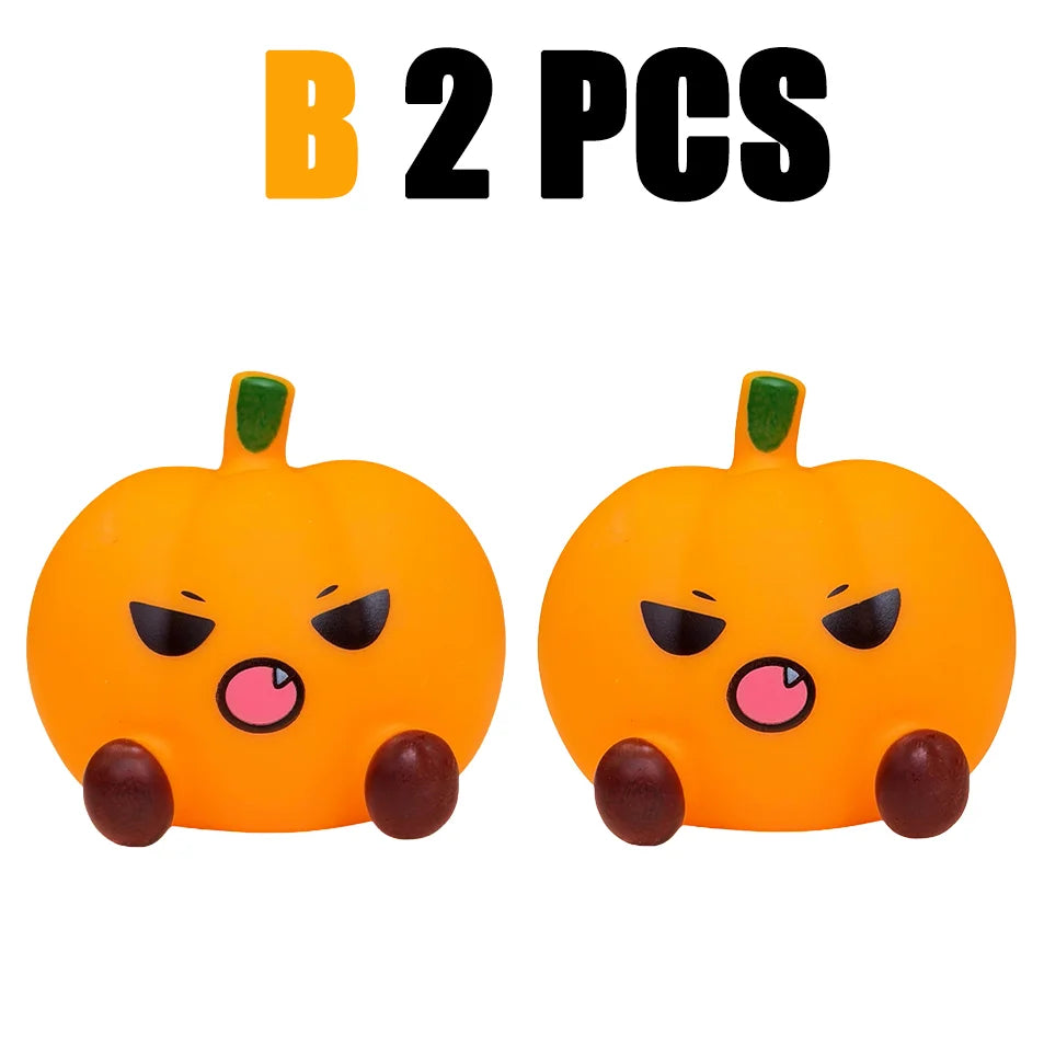 Cute Halloween Ghost & Pumpkin Night Light – LED Decor