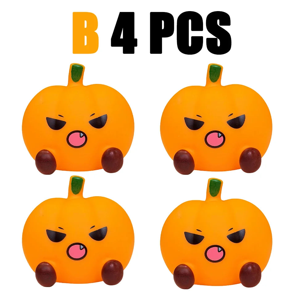 Cute Halloween Ghost & Pumpkin Night Light – LED Decor