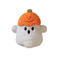 Pumpkin Hat Ghost Plush Pillow – Cozy Cute Halloween Cushion