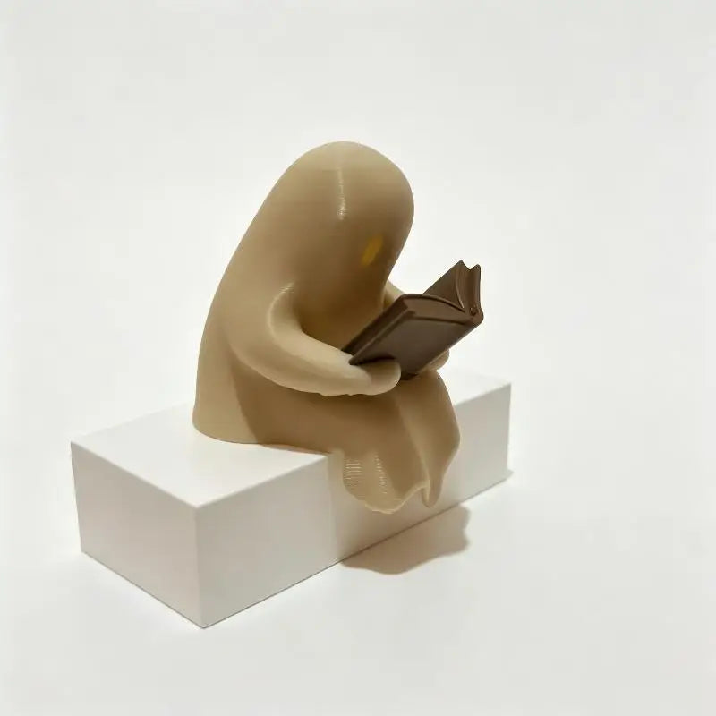 Reading Ghost Night Light - Cute Halloween Decor